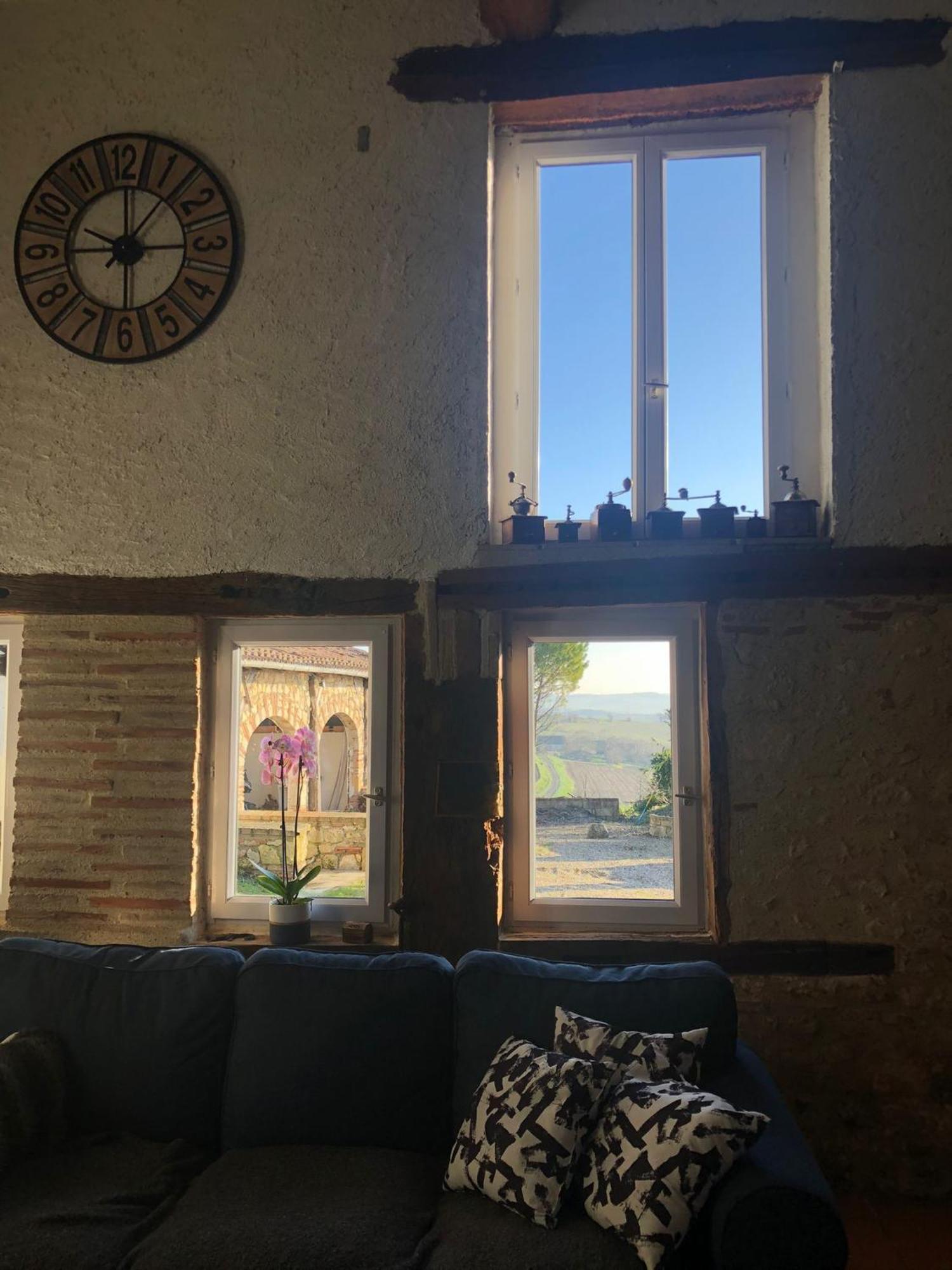 Maison D'Hotes La Fezendes Miradoux Bagian luar foto